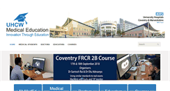 Desktop Screenshot of mededcoventry.com