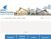 Tablet Screenshot of mededcoventry.com
